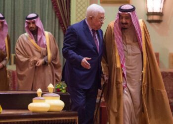 Махмуд Аббас и король Салман. Фото: thenational.ae