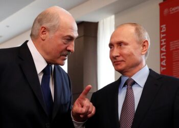 Александр Лукашенко и Владимир Путин. Фото: Reuters