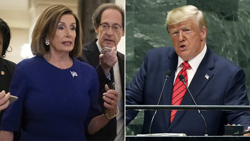 Нэнси Пелоси и Дональд Трамп. Фото: abc7chicago.com