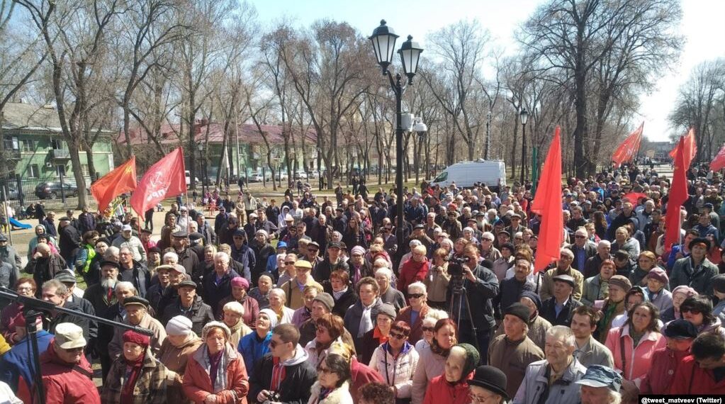 Митинг против мусорной реформы в Самаре