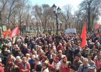 Митинг против мусорной реформы в Самаре