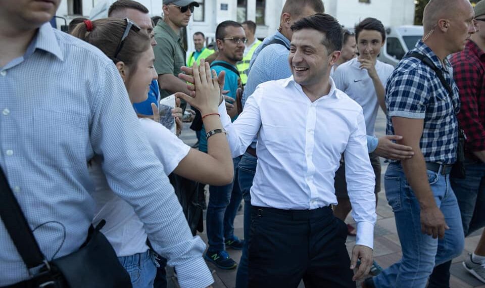 Владимир Зеленский в Мариуполе. Фото: Facebook