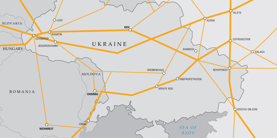 Транспортировка газа через Украину. Фото: gazprom.com