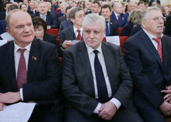 Геннадий Зюганов, Сергей Миронов и Владимир Жириновский. Иллюстрация: РБК