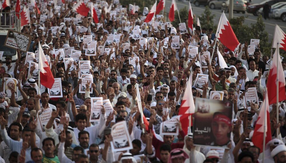 Демонстрация в Бахрейне. Март 2013 года. Фото: AP / Hasan Jamali