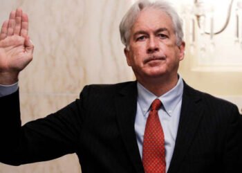 Ульям Бернс на Капитолийском холме, 24 февраля 2021 года. Фото:  Reuters