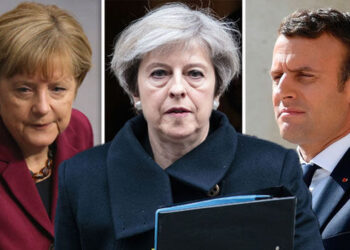 Ангела Меркель, Тереза Мэй и Эммануэль Макрон