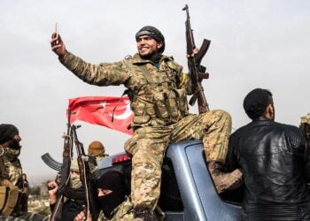 Боевики сирйиской оппозиции в провинции Хатай (Турция). Иллюстрация: AFP