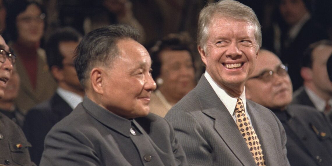 Дяэ Сяопин и Джимми Картер. 31 января 1979 года