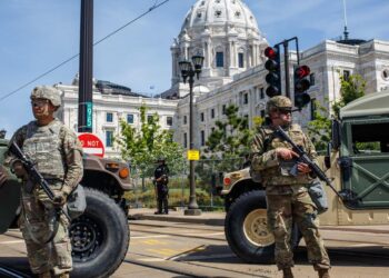 Национальная гвардия США. Фото: CBS