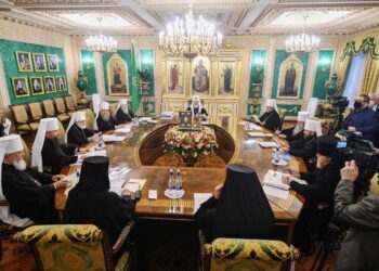 Заседание Священного Синода РПЦ. Фото: patriarchia.ru