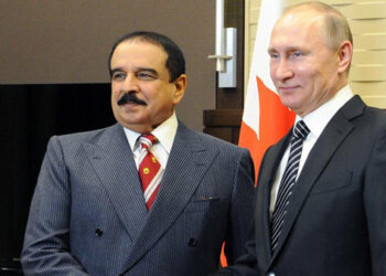 Хамад бин Иса Аль-Халифа и Владимир Путин. Фото: РИА Новости