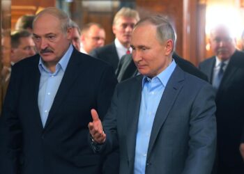 Владимир Путин и Александр Лукашенко. Фото: РИА Новости/Сергей Мамонтов