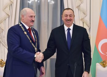 Александр Лукашенко и Ильхам Алиев. Фото: president.az