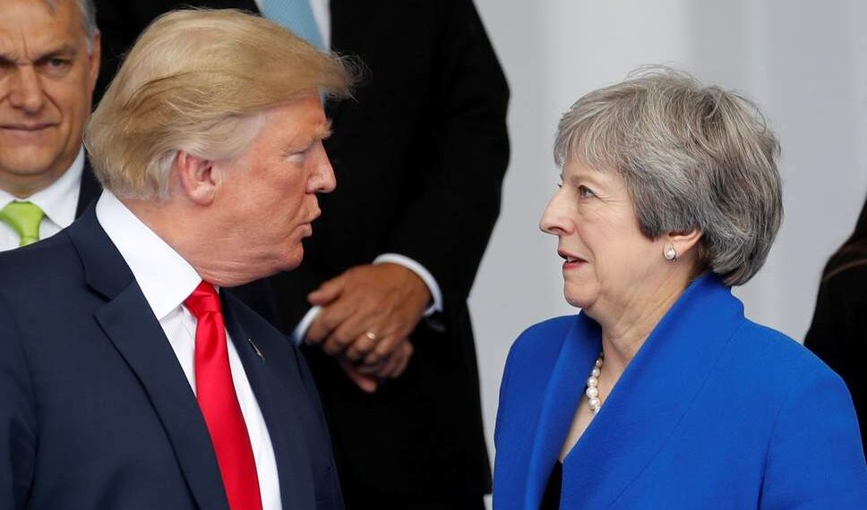 Дональд Трамп и Тереза Мэй. Фото: The Independent