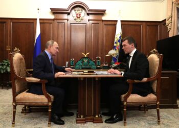 Встреча Владимира Путина с Михаилом Дегтяревым. Фото: kremlin.ru