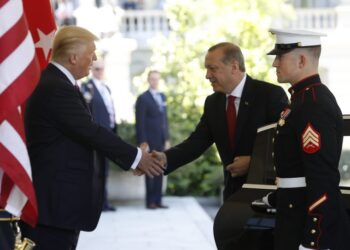 Дональд Трамп и Реджеп Эрдоган. Иллюстрация: thenationalherald.com