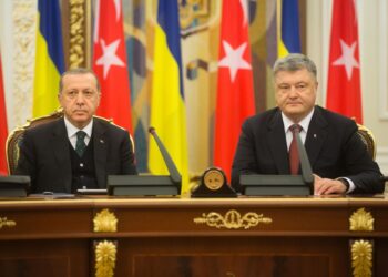 Реджеп Эрдоган и Петр Порошенко. Иллюстрация: president.gov.ua