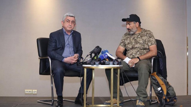 Серж Саргсян и Никол Пашинян. Фото: EADaily