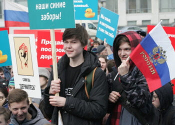 Акция протеста. Иллюстрация: colta.ru