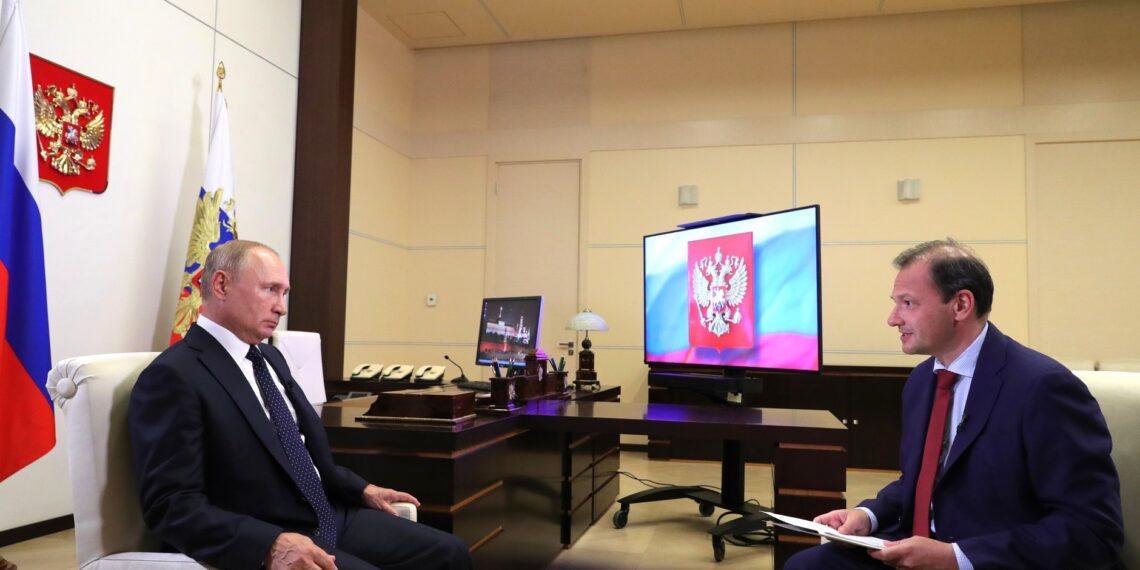 Владимир Путин и Сергей Брилев