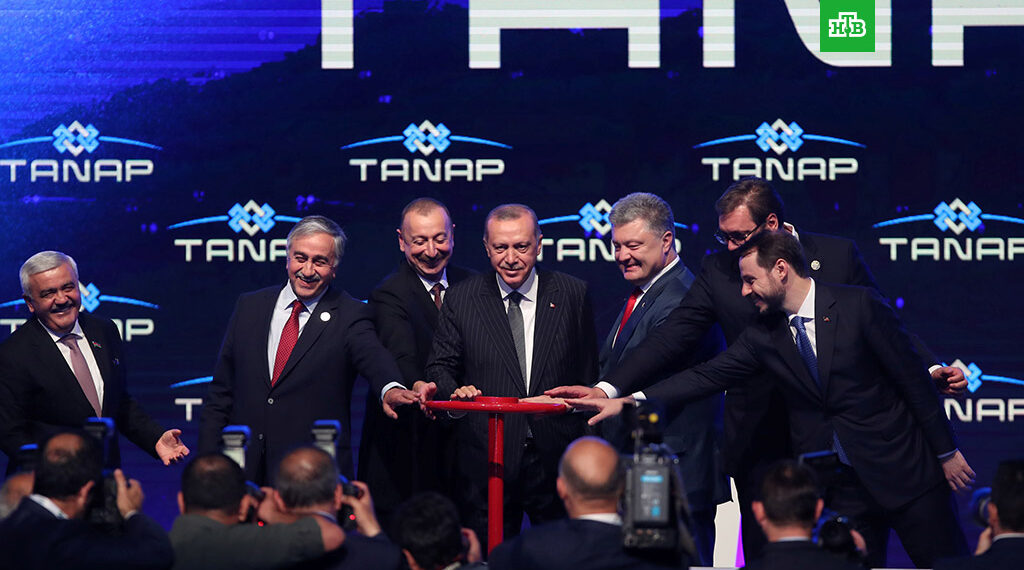 Церемония запуска Трансанатолийского газопровода. Стамбул, июнь 2018 года