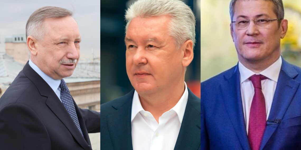 Александр Беглов, Сергей Собянин и Радий Хабиров