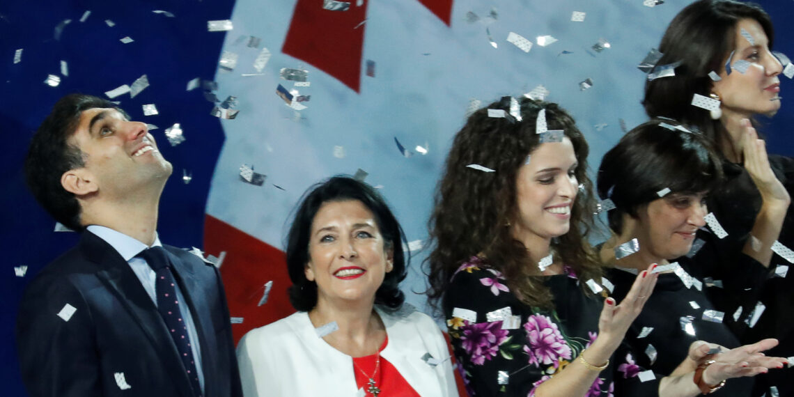 Саломе Зурабишвили. Фото: David Mdzinarishvili, Reuters