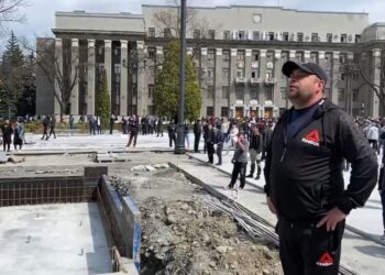 Акция протеста против самоизоляции во Владикавказе