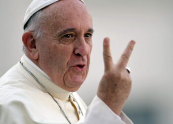 Франциск. Иллюстрация: newstatesman.com