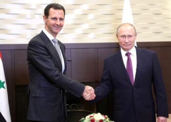 Владимир Путин и Башар Асад. Иллюстрация: Пресс-служба Кремля