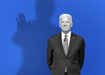 Джозеф Байден. Иллюстрация: Eniola Odetunde/Axios
