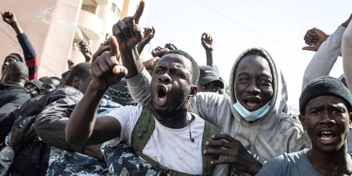 Протесты в Сенегале. Фото: AFP