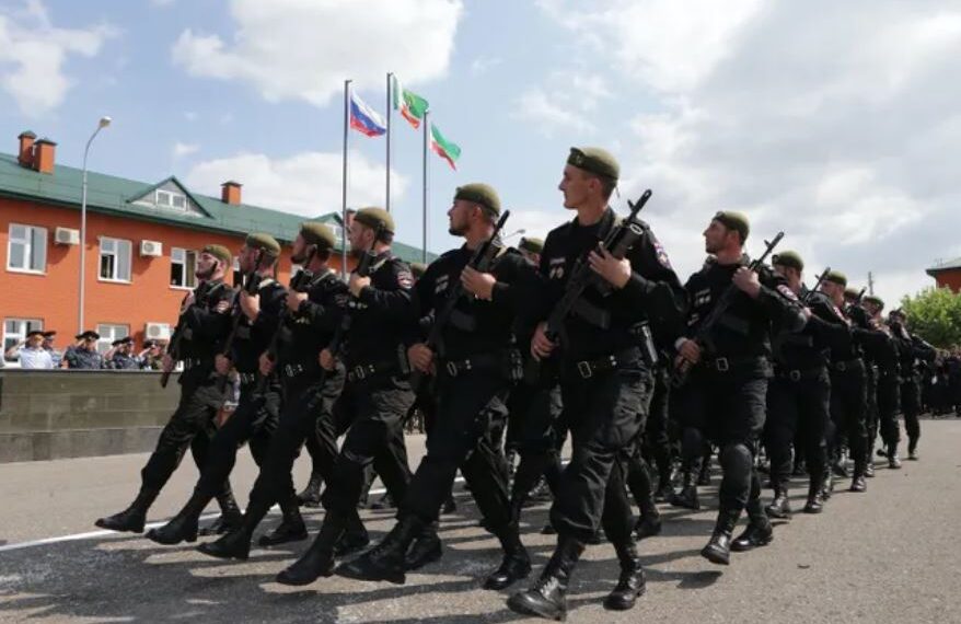 Полк ППС полиции им. Ахмата Кадырова. 26 июня 2014 года.