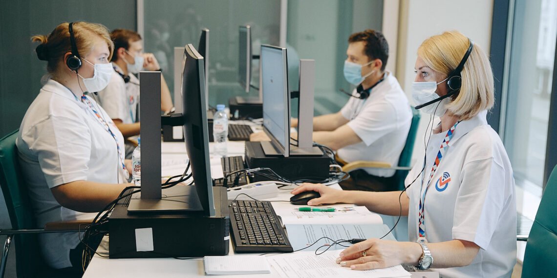 Работа Общественного штаба по наблюдению за выборами в Москве. Фото: shtab.opmoscow.ru