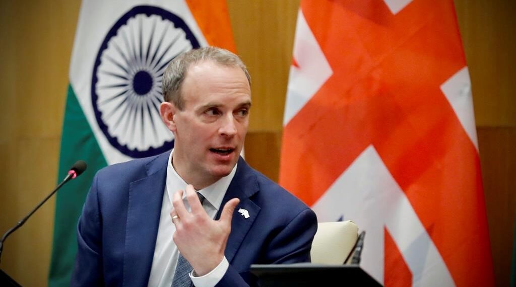 Доминик Рааб. Фото: Manish Swarup/AP Photo