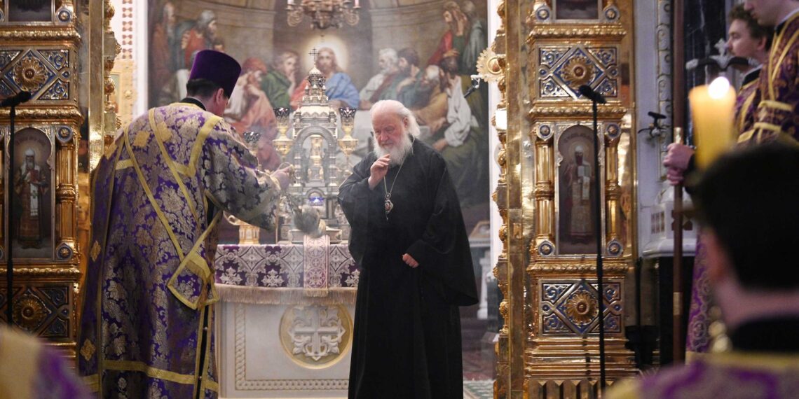 Вечерня с чином прощения в Храме Христа Спасителя. Фото: patriarchia.ru