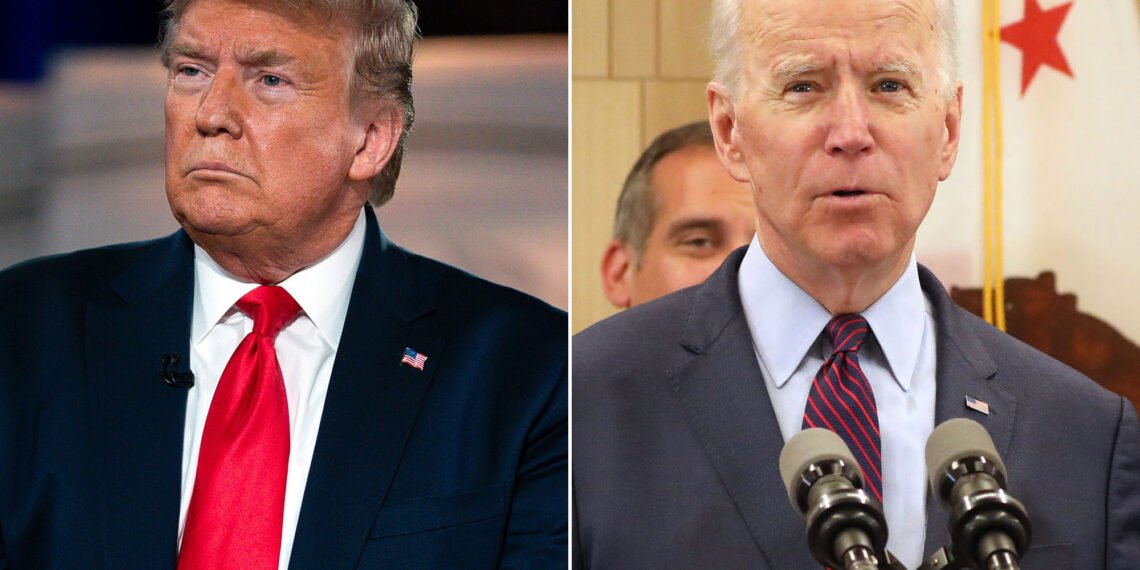 Дональд Трамп и Джозеф Байден. Фото: nypost.com