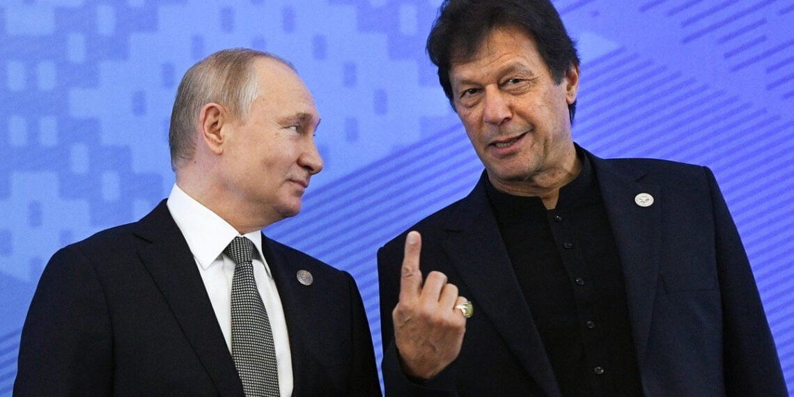 Владимир Путин и Имран Хан. Фото: thenews.com.pk