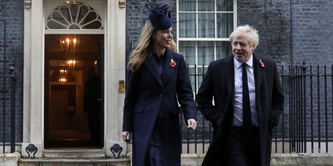 Кэрри Саймондс и Борис Джонсон. Фото: news.sky.com