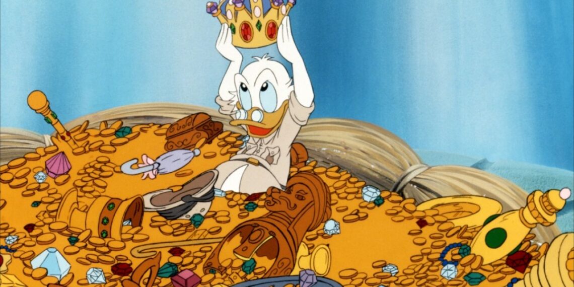 Скрудж МакДак. Фрагмент из диснеевского мультсериала «Утиные истории».