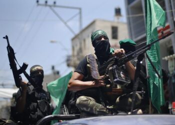 Боевики движения ХАМАС. Фото: Reuters / Mohammed Salem