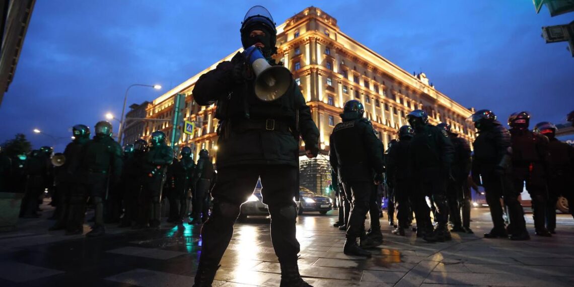 Протесты в поддержку Навального в Москве. 21 апреля 2021 года. Фото: Георгий «Мартин» Малец/Vot Tak TV / Белсат