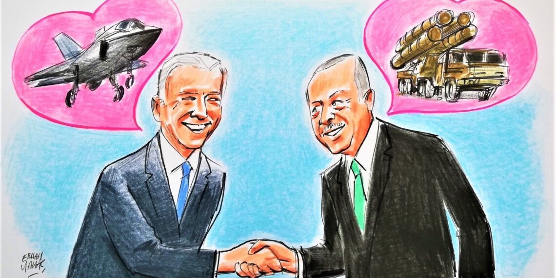 Джозеф Байден и Реджеп Эрдоган. Иллюстрация: dailysabah.com