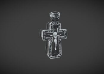 Крестик. Фото: sketchfab.com