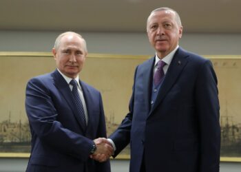 Владимир Путин и Реджеп Эрдоган. Фото: пресс-служба Кремля