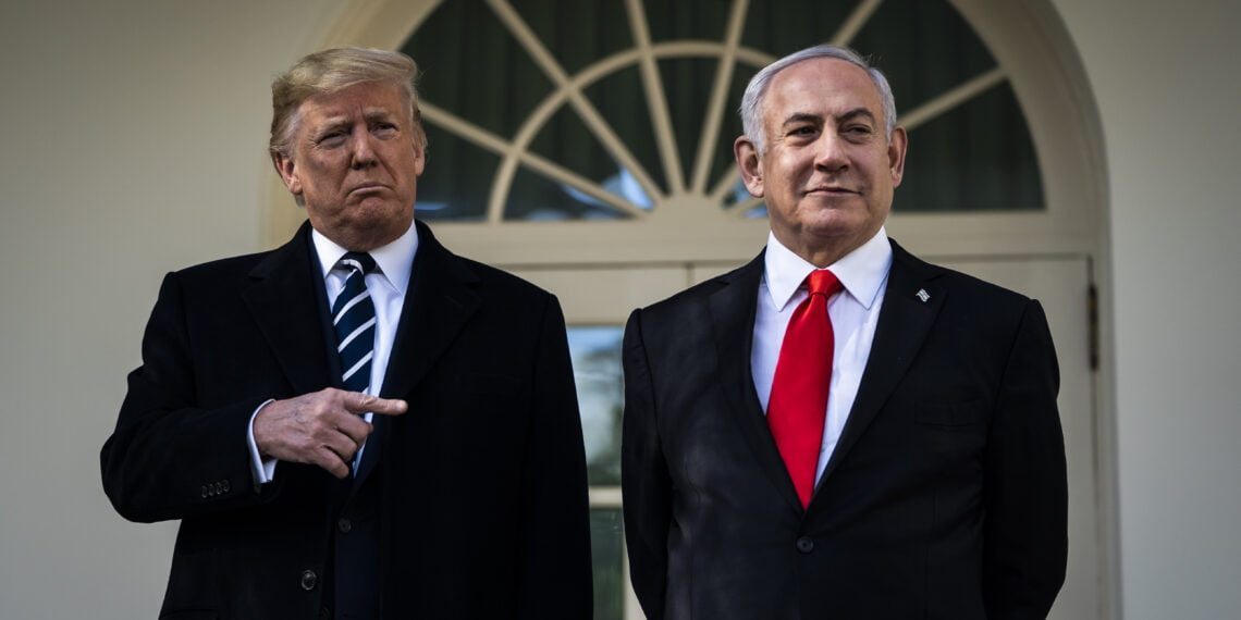 Дональд Трамп и Биньямин Нетаньяху. Фото: Jabin Botsford /  Washington Post