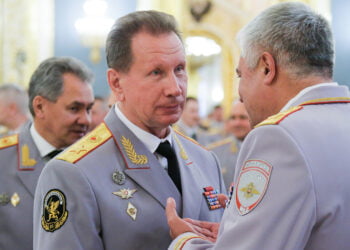 Сергей Шойгу, Виктор Золотов и Владимир Колокольцев