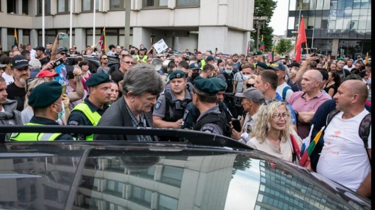 Панкратов о протестах в Вильнюсе: Люди возмущены тем, что их держат за баранов