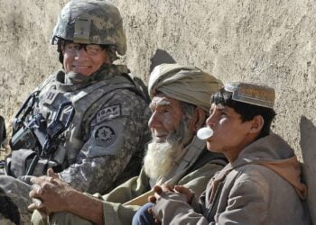 Американский военнослужащий в Афганистане